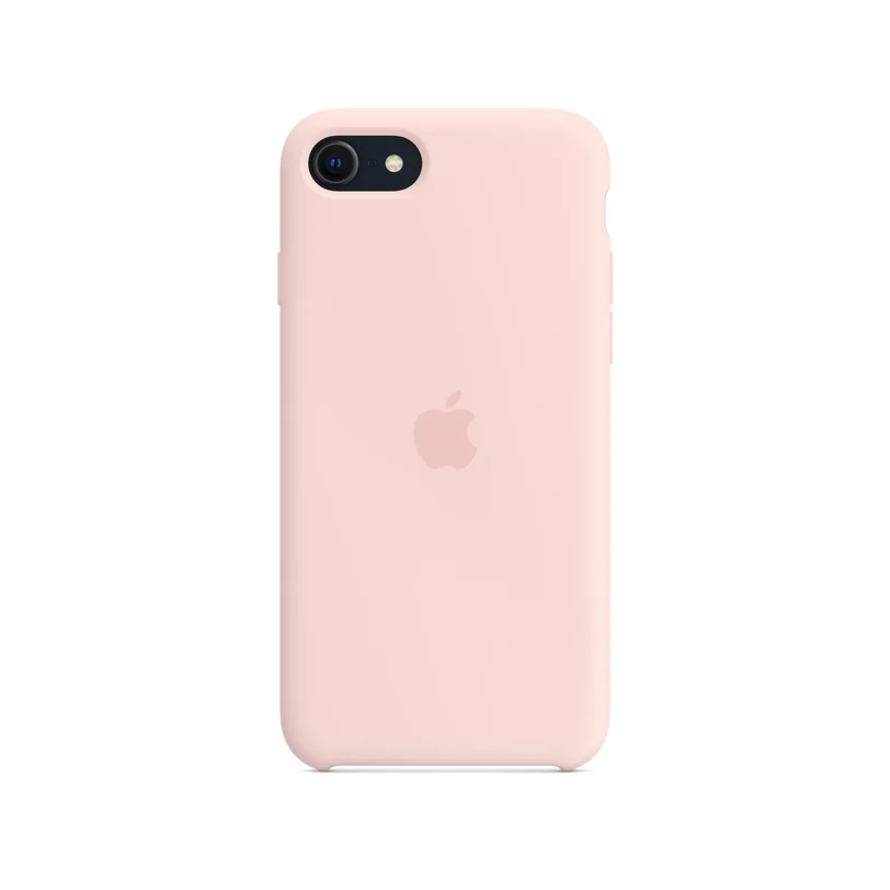 iPhone SE Silicone Case - Chalk — Rose