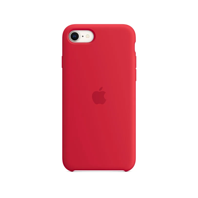 iPhone SE Silicone Case — (PRODUCT)RED
