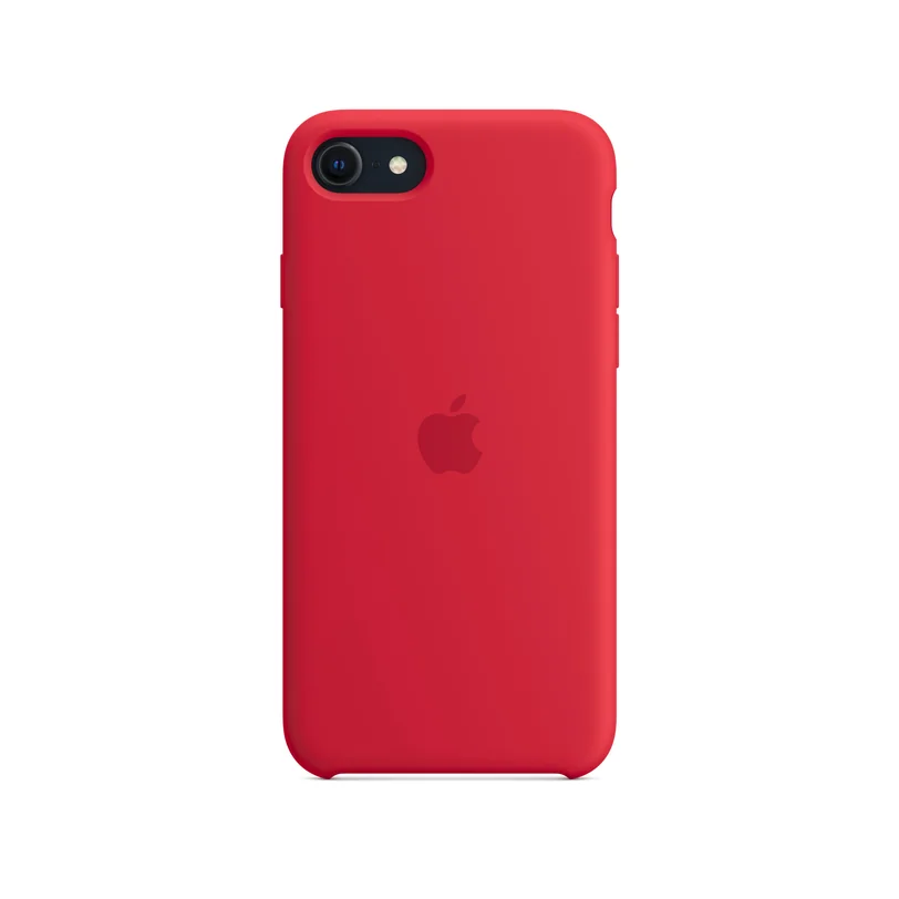 iPhone SE Silicone Case — (PRODUCT)RED