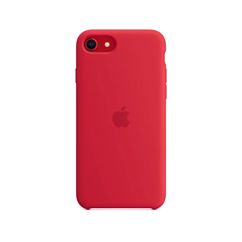 iPhone SE Silicone Case — (PRODUCT)RED