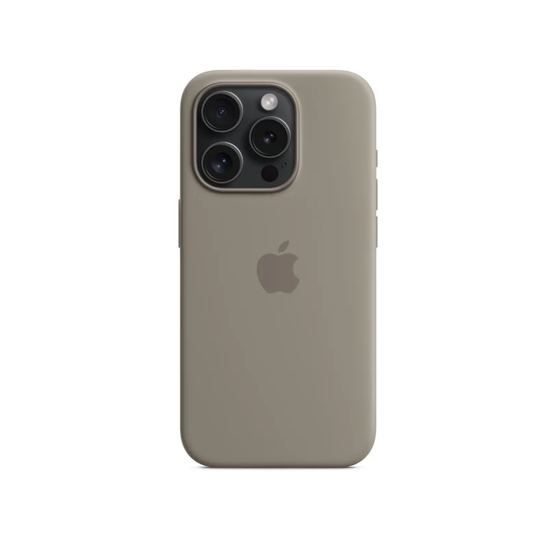 iPhone 15 Pro coque silicone MagSafe Clay