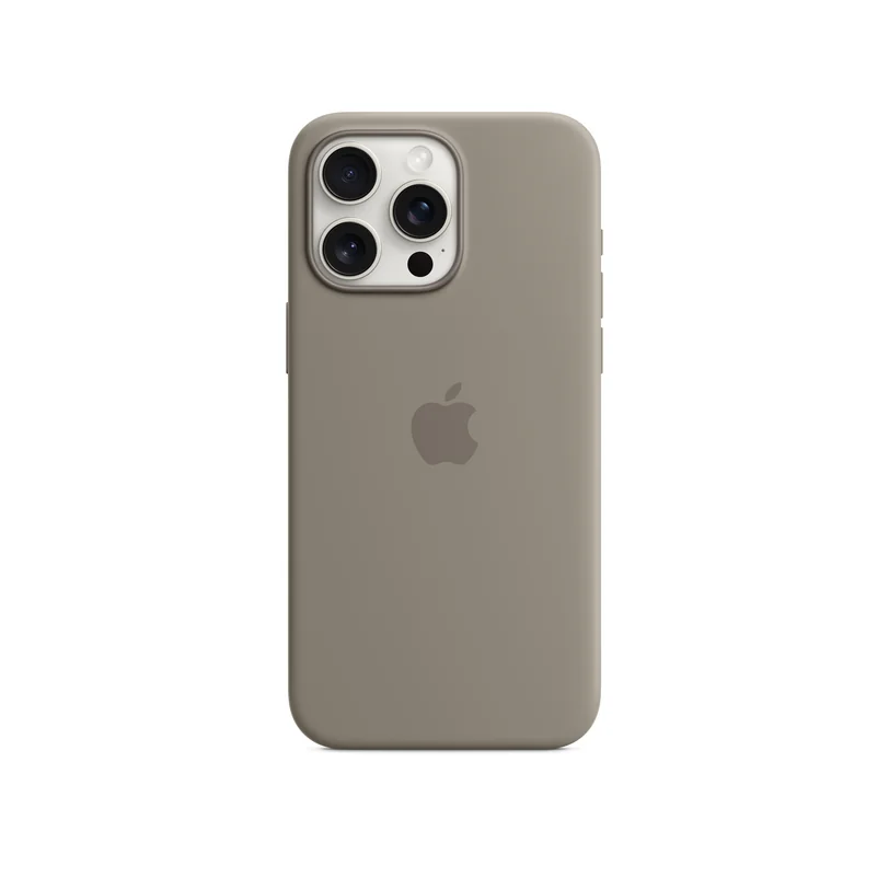 iPhone 15 Pro Max coque silicone MagSafe Clay