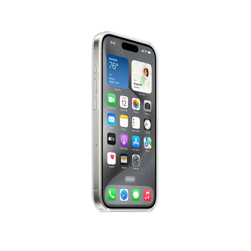 iPhone 15 Pro coque transparente MagSafe