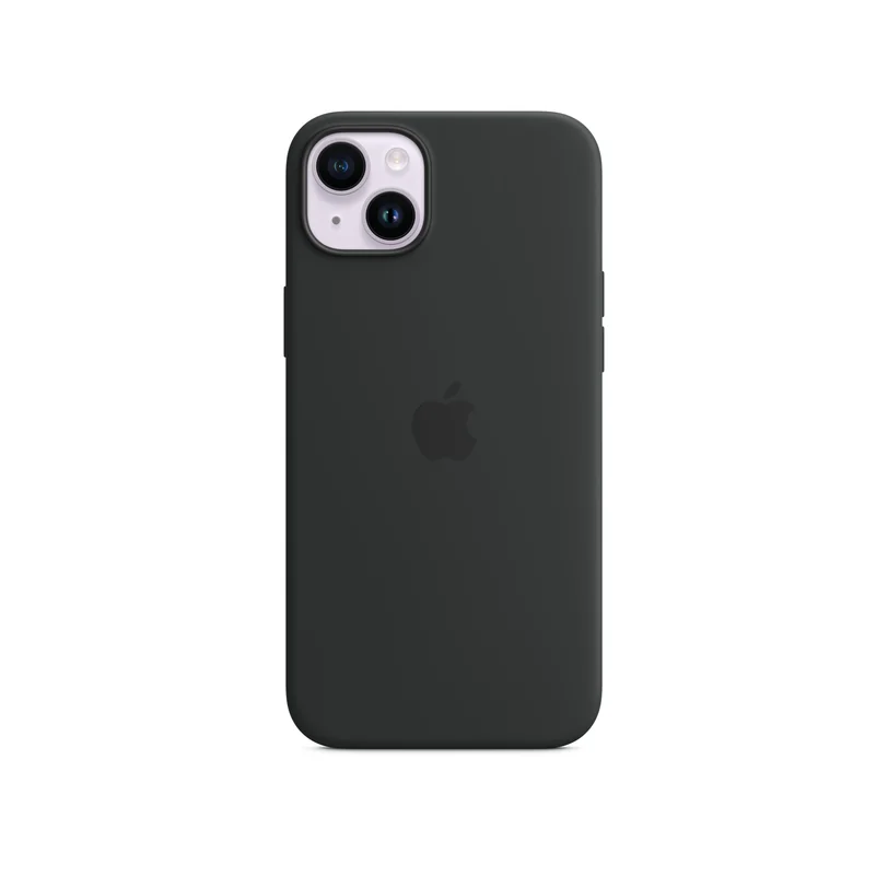 iPhone 14 Plus coque silicone MagSafe — Minuit