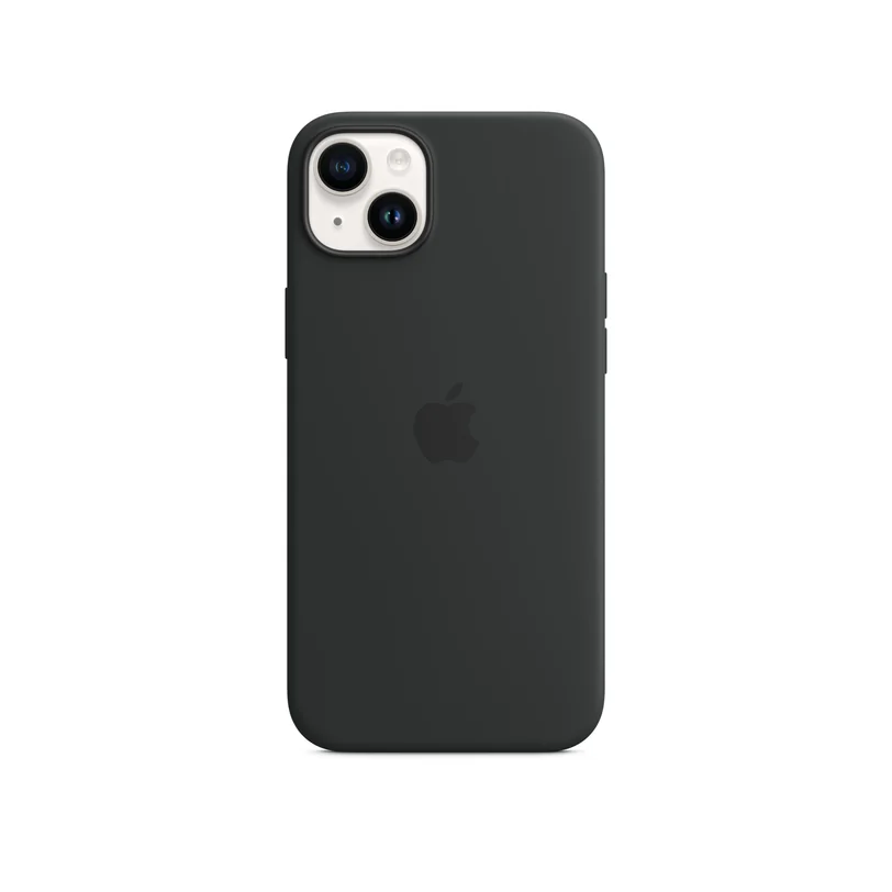iPhone 14 Plus coque silicone MagSafe — Minuit
