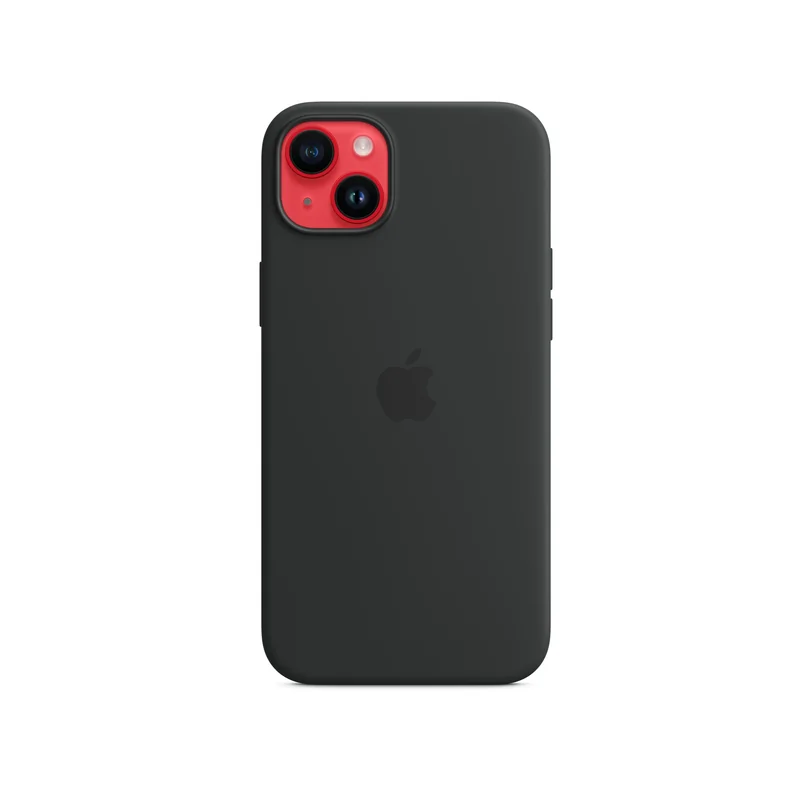 iPhone 14 Plus coque silicone MagSafe — Minuit
