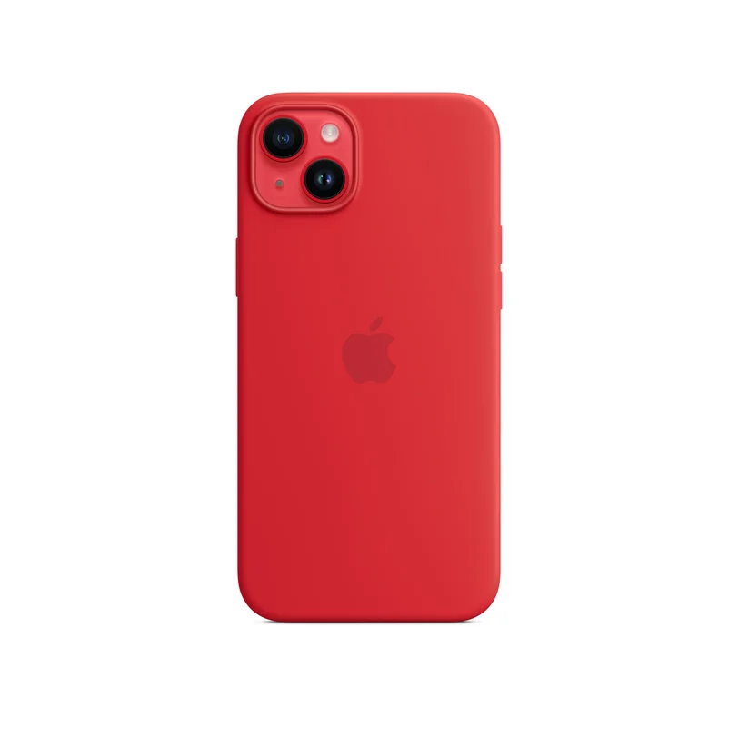 iPhone 14 Plus coque silicone MagSafe — (PRODUCT)RED