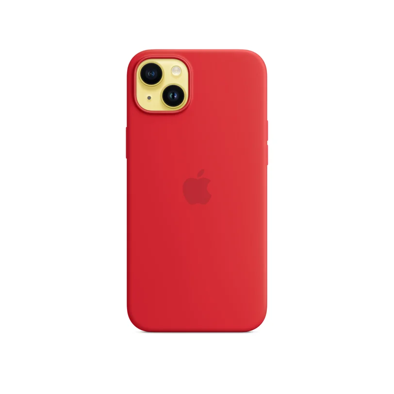 iPhone 14 Plus coque silicone MagSafe — (PRODUCT)RED