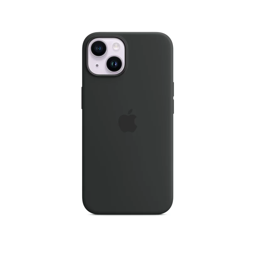 iPhone 14 coque silicone MagSafe — Minuit