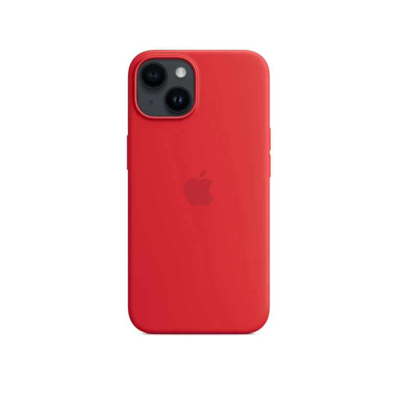 iPhone 14 coque silicone MagSafe — (PRODUCT)RED