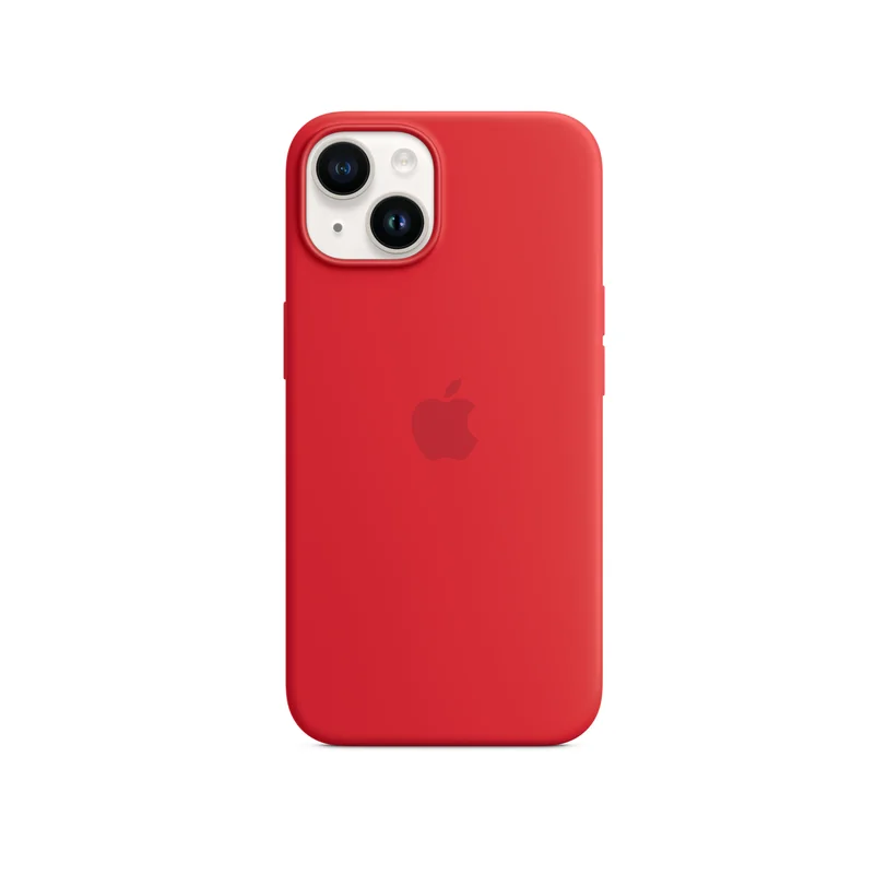 iPhone 14 coque silicone MagSafe — (PRODUCT)RED