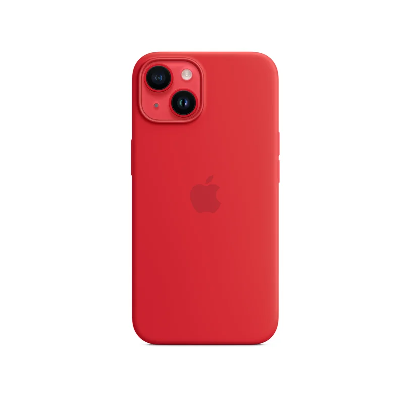 iPhone 14 coque silicone MagSafe — (PRODUCT)RED