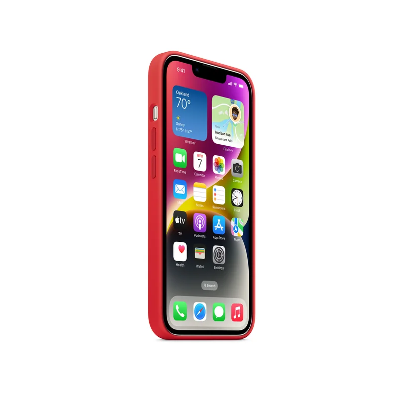 iPhone 14 coque silicone MagSafe — (PRODUCT)RED