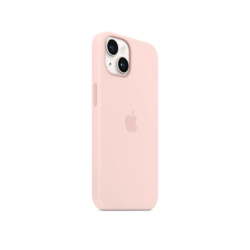 iPhone 14 coque silicone MagSafe - Chalk — Rose