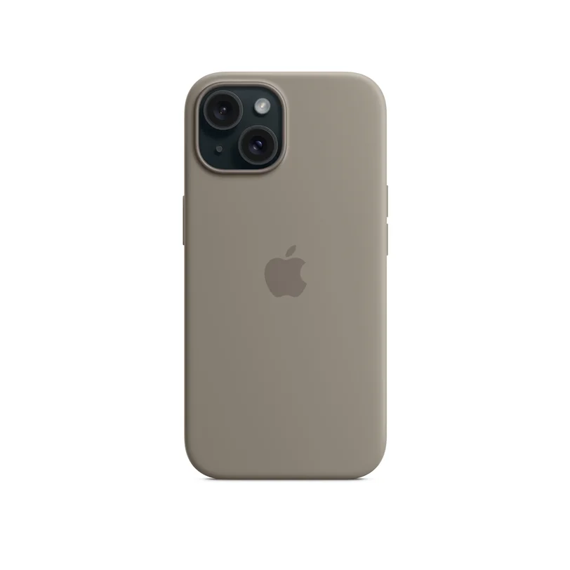 iPhone 15 coque silicone MagSafe Clay