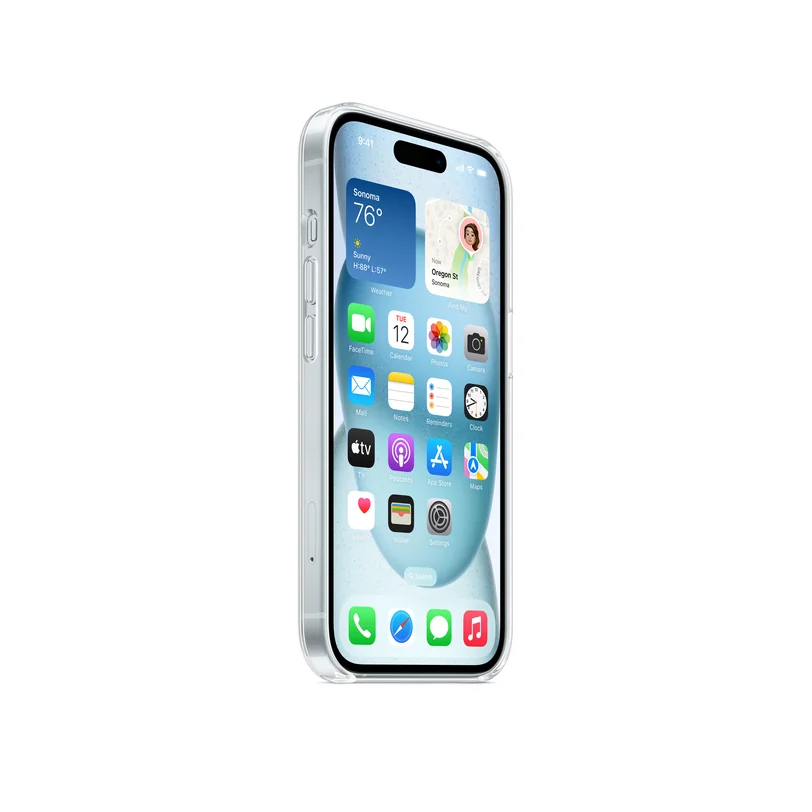 iPhone 15 coque transparente MagSafe