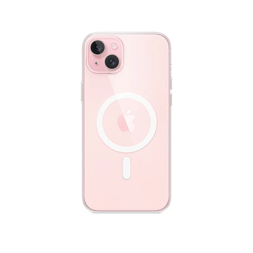 iPhone 15 Plus coque transparente MagSafe