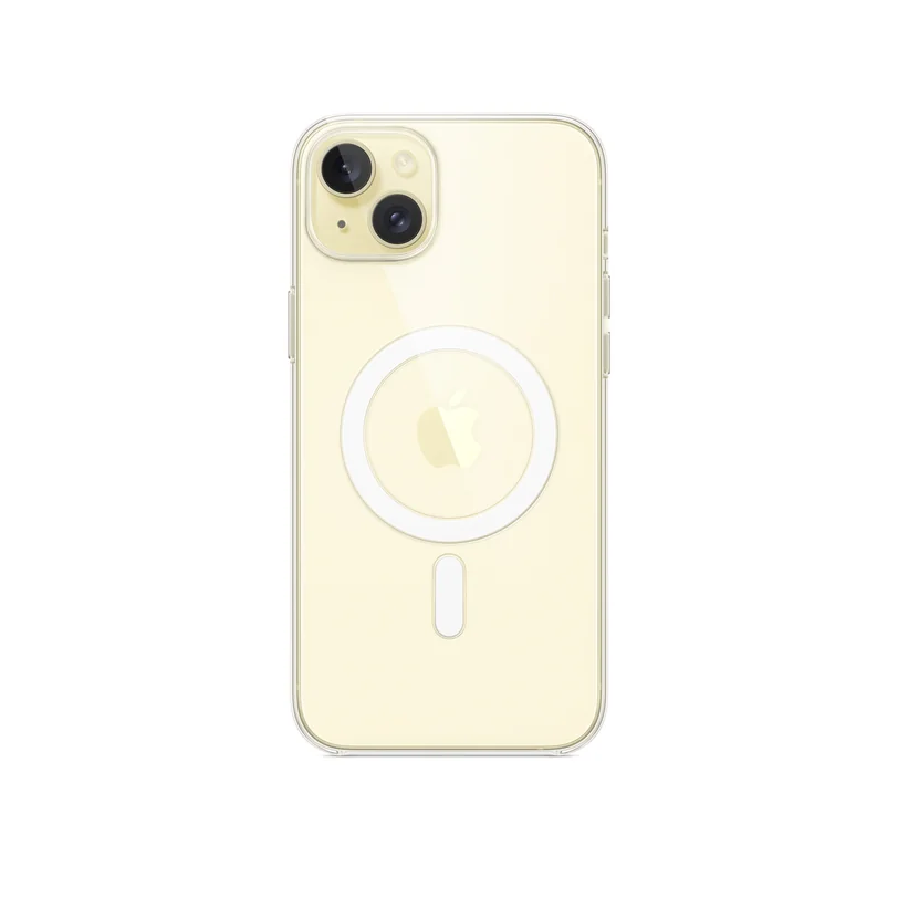 iPhone 15 Plus coque transparente MagSafe
