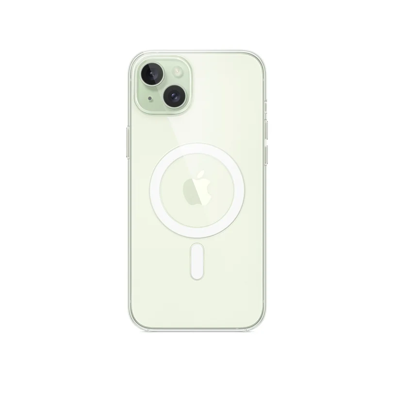 iPhone 15 Plus coque transparente MagSafe