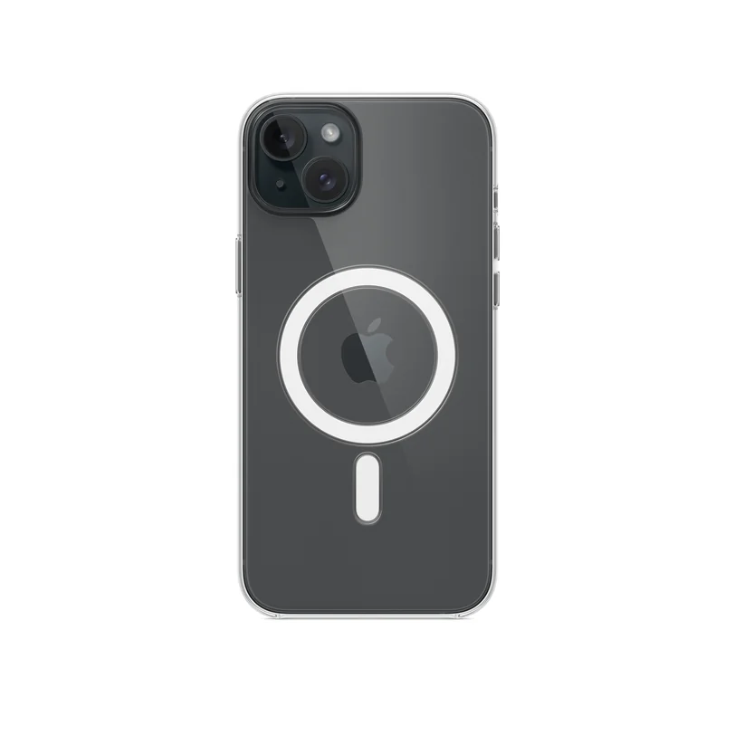 iPhone 15 Plus coque transparente MagSafe