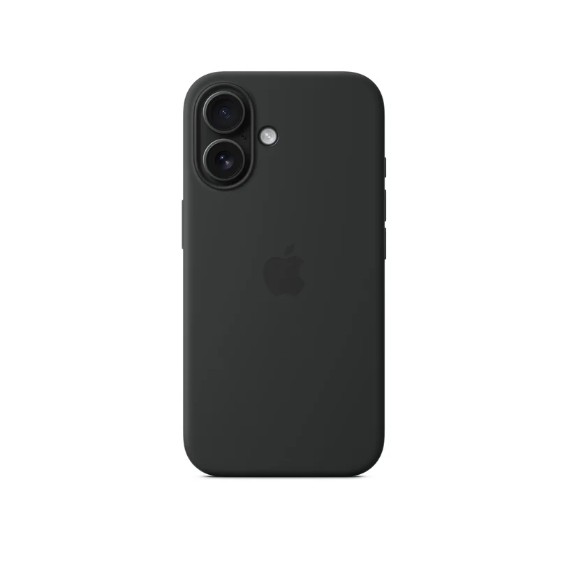 iPhone 16 coque silicone MagSafe — Noir
