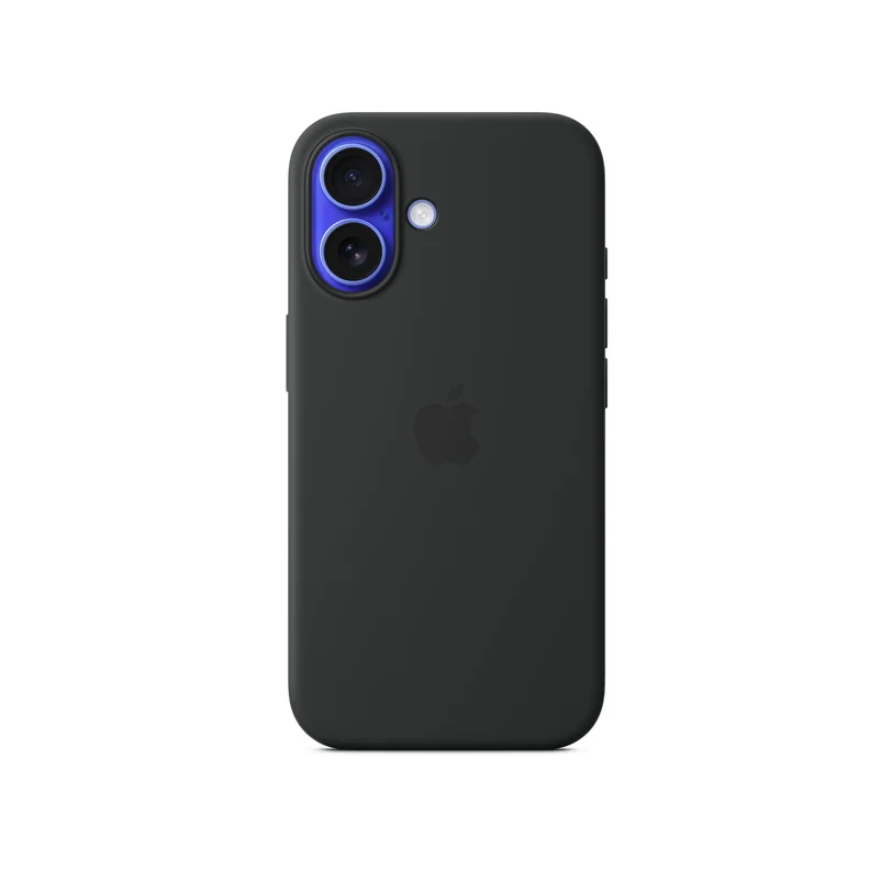 iPhone 16 coque silicone MagSafe — Noir