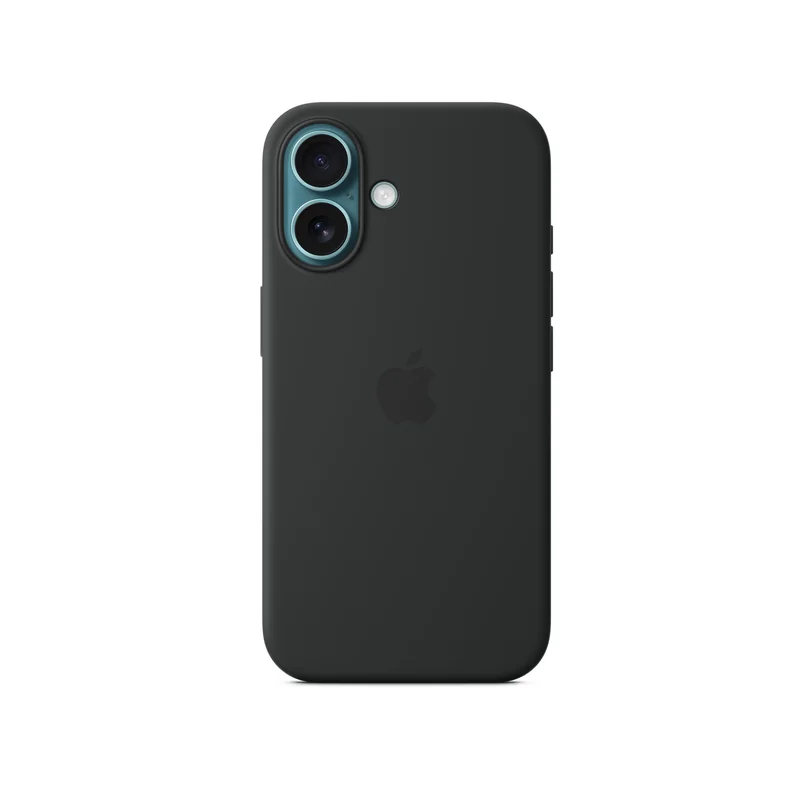 iPhone 16 coque silicone MagSafe — Noir