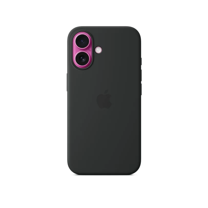 iPhone 16 coque silicone MagSafe — Noir