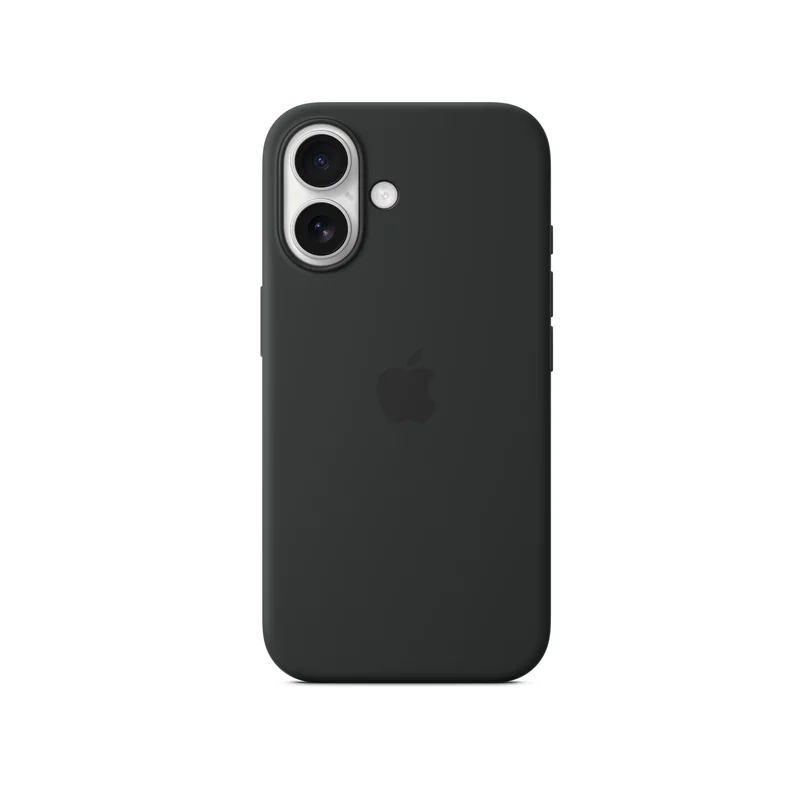 iPhone 16 coque silicone MagSafe — Noir