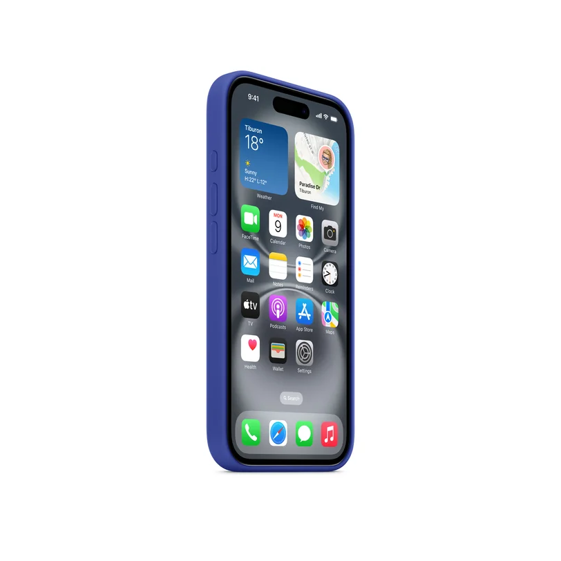 iPhone 16 coque silicone MagSafe — Outremer