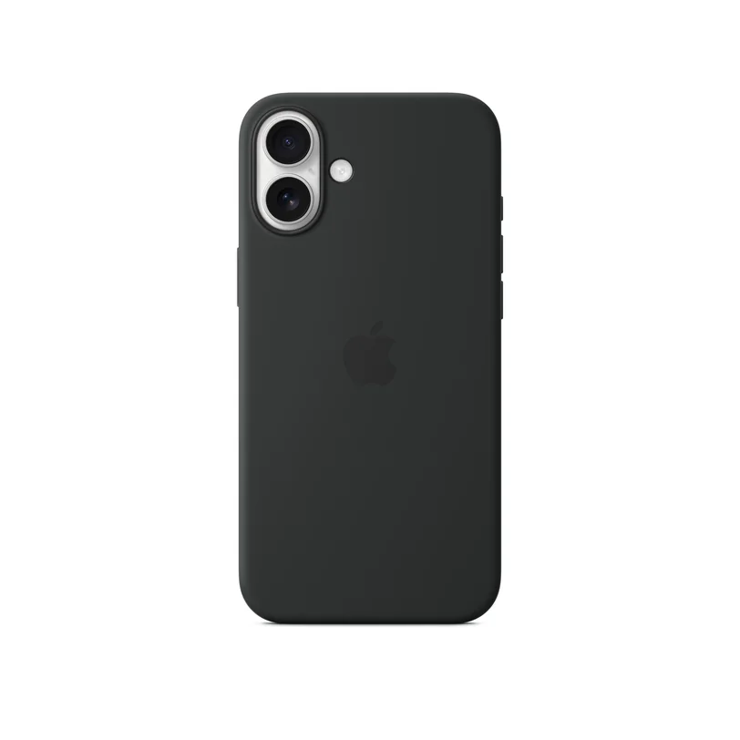 iPhone 16 Plus coque silicone MagSafe — Noir