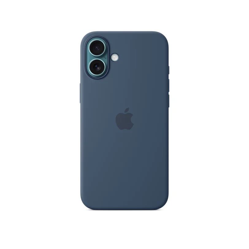 iPhone 16 Plus coque silicone MagSafe — Denim