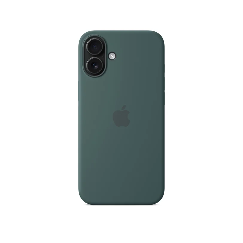 iPhone 16 Plus coque silicone MagSafe — Vert lac