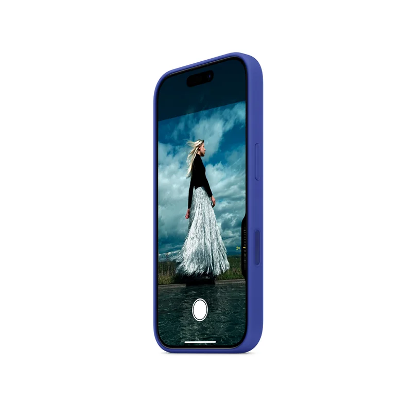 iPhone 16 Pro coque silicone MagSafe Stone — Gris sidéral