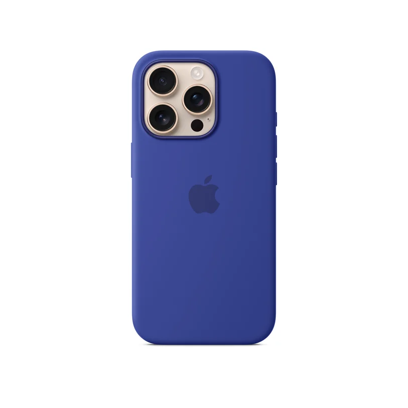 iPhone 16 Pro coque silicone MagSafe — Outremer