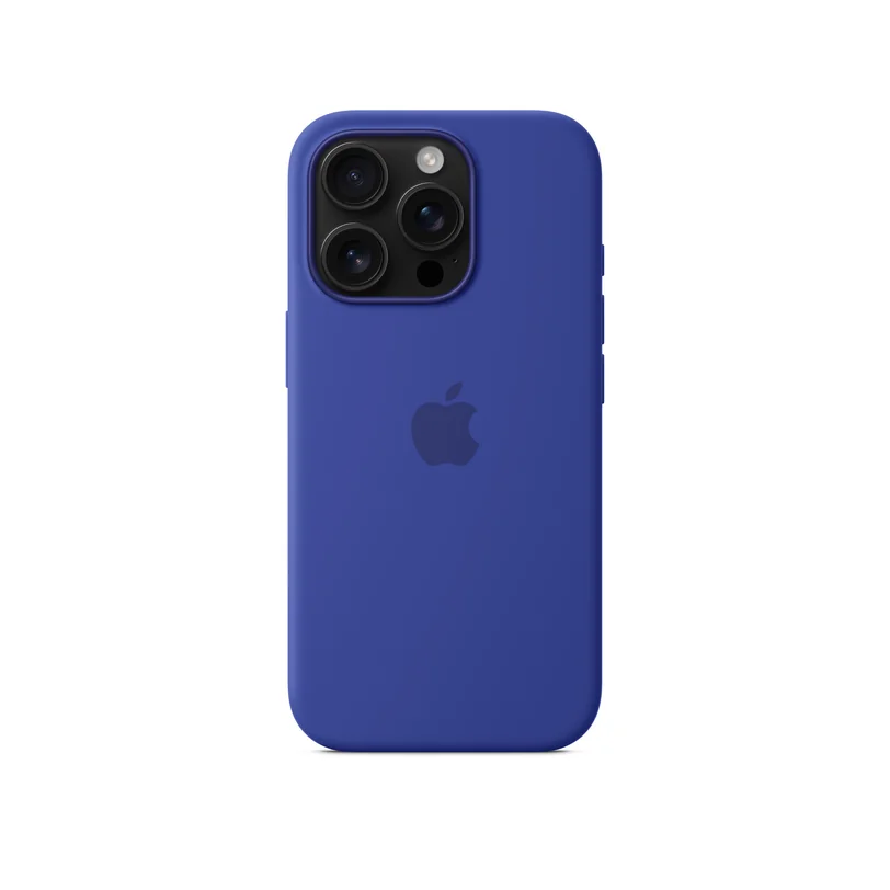 iPhone 16 Pro coque silicone MagSafe — Outremer