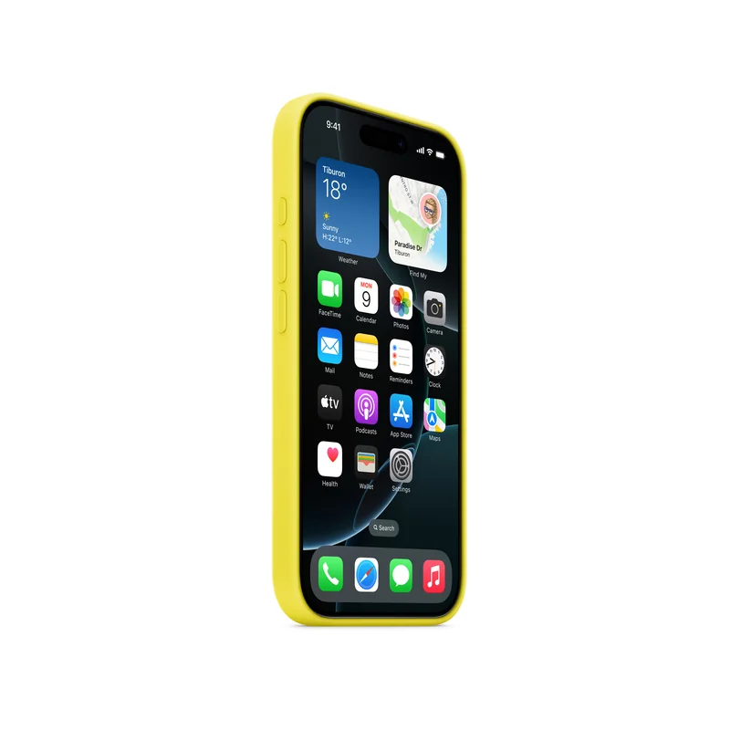 iPhone 16 Pro coque silicone MagSafe — Fruit de l’étoile