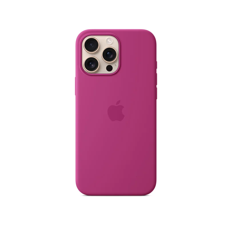 iPhone 16 Pro Max coque silicone MagSafe — Fuchsia