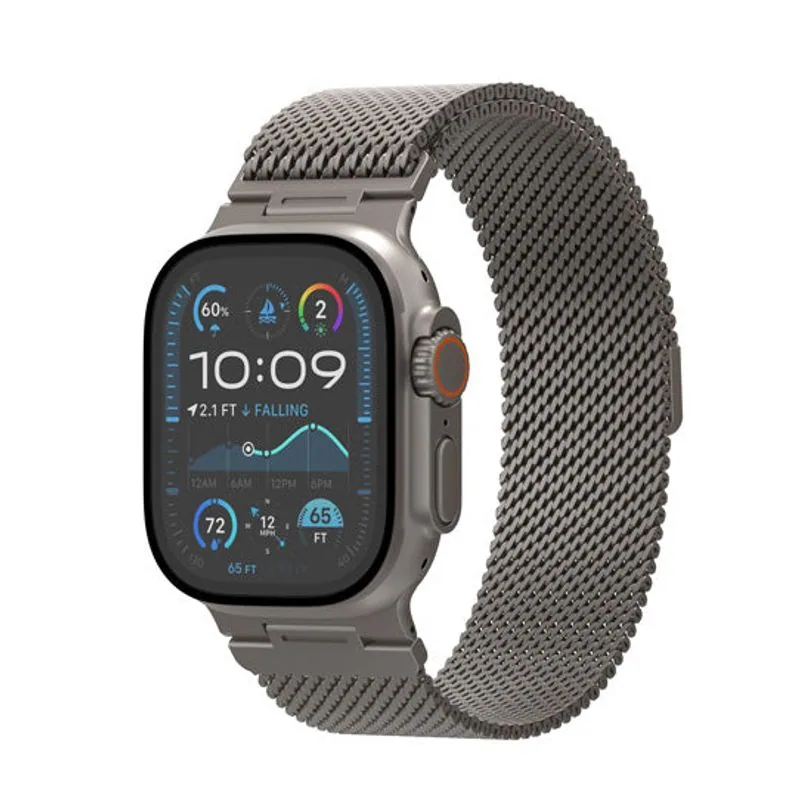 Bracelet Decoded Milan Traction pour Apple Watch Ultra 49 mm — Titane