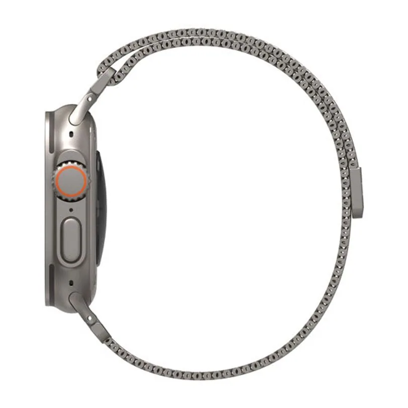 Bracelet Decoded Milan Traction pour Apple Watch Ultra 49 mm — Titane — vue 3
