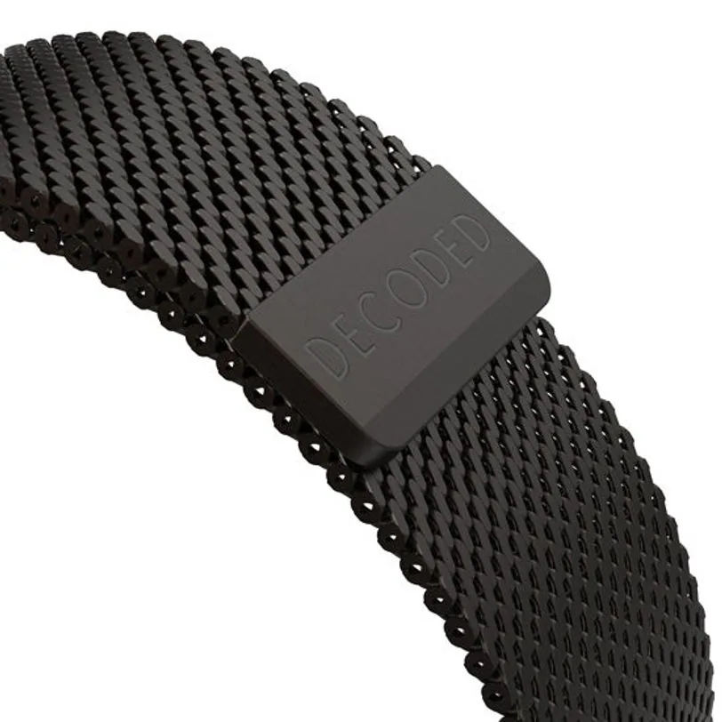 Bracelet Decoded Milan Traction pour Apple Watch Ultra 49 mm — Noir — vue 4
