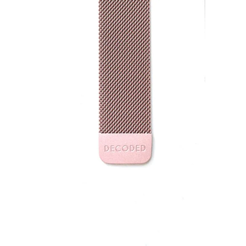 Bracelet Decoded Milan Traction V2 45 mm — Or rose — vue 6