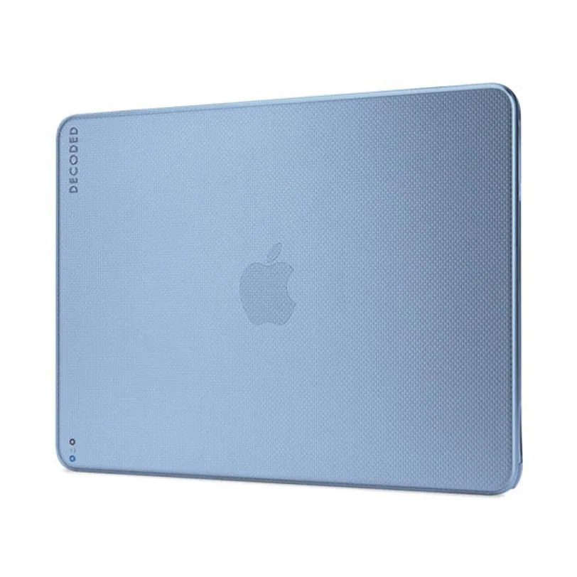 Coque Decoded clipsable recyclée pour MacBook Neo — Bleu marine givré