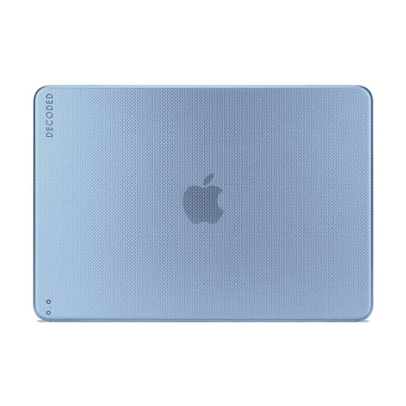 Coque Decoded clipsable recyclée pour MacBook Neo — Bleu marine givré — vue 2