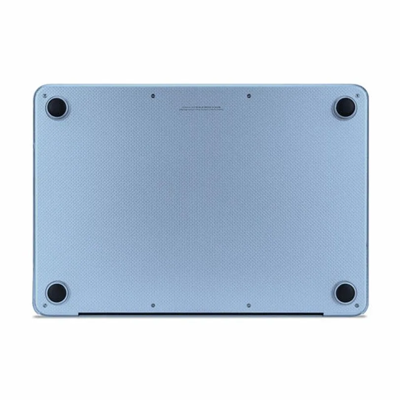 Coque Decoded clipsable recyclée pour MacBook Neo — Bleu marine givré — vue 3