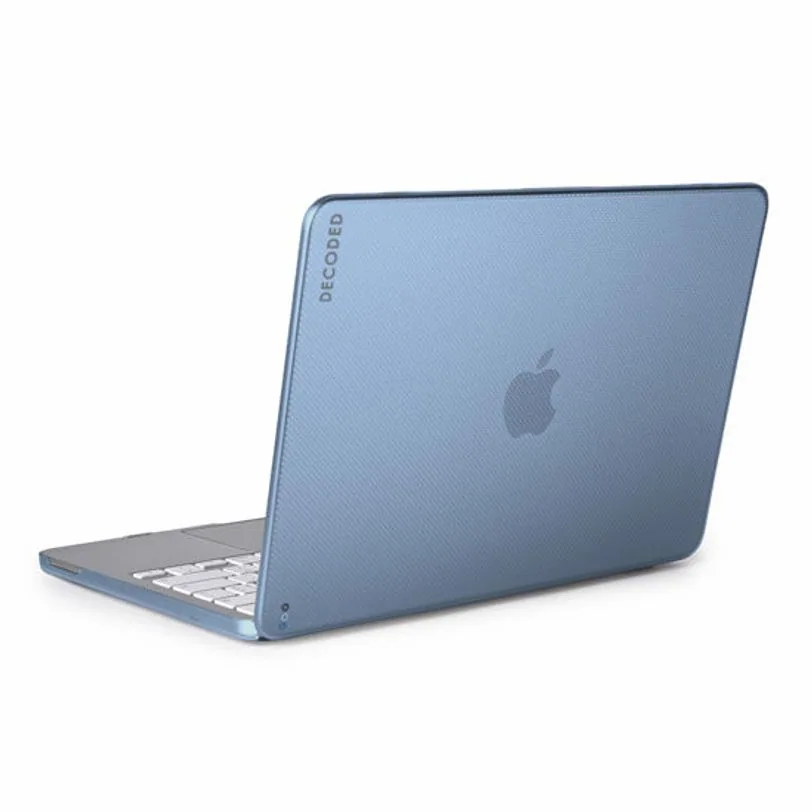 Coque Decoded clipsable recyclée pour MacBook Neo — Bleu marine givré — vue 6