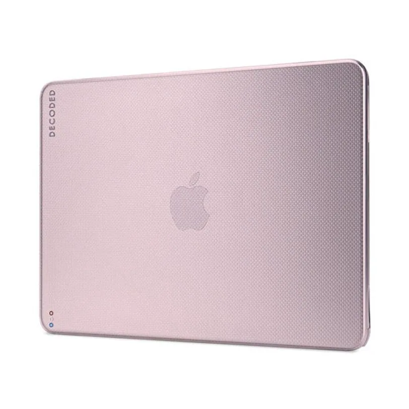 Coque Decoded clipsable recyclée pour MacBook Neo — Rose givré