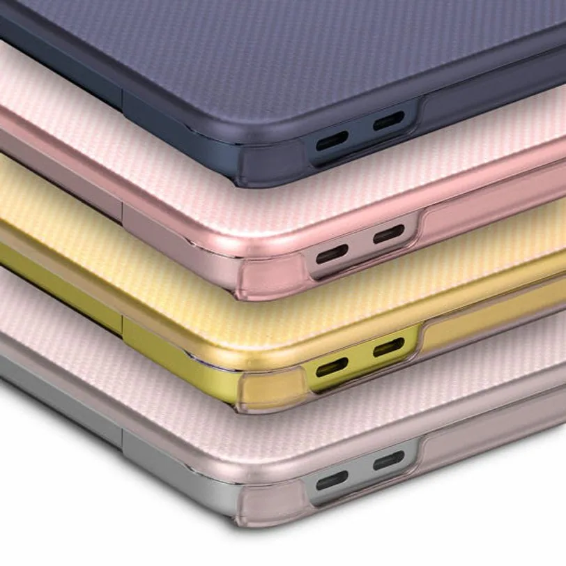 Coque Decoded clipsable recyclée pour MacBook Neo — Rose givré — vue 4