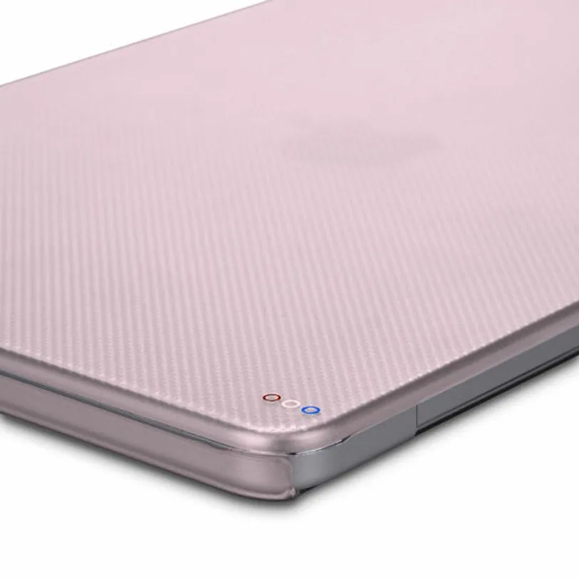 Coque Decoded clipsable recyclée pour MacBook Neo — Rose givré — vue 5