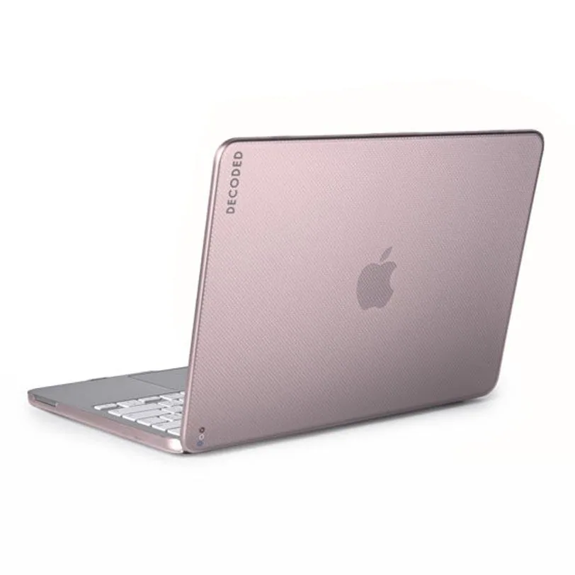 Coque Decoded clipsable recyclée pour MacBook Neo — Rose givré — vue 6